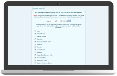 End-of-the-Year Processing (Rollover)